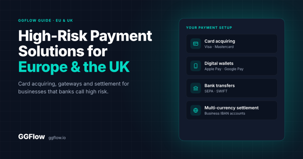 High risk payment solutions for European and UK merchants — GGFlow